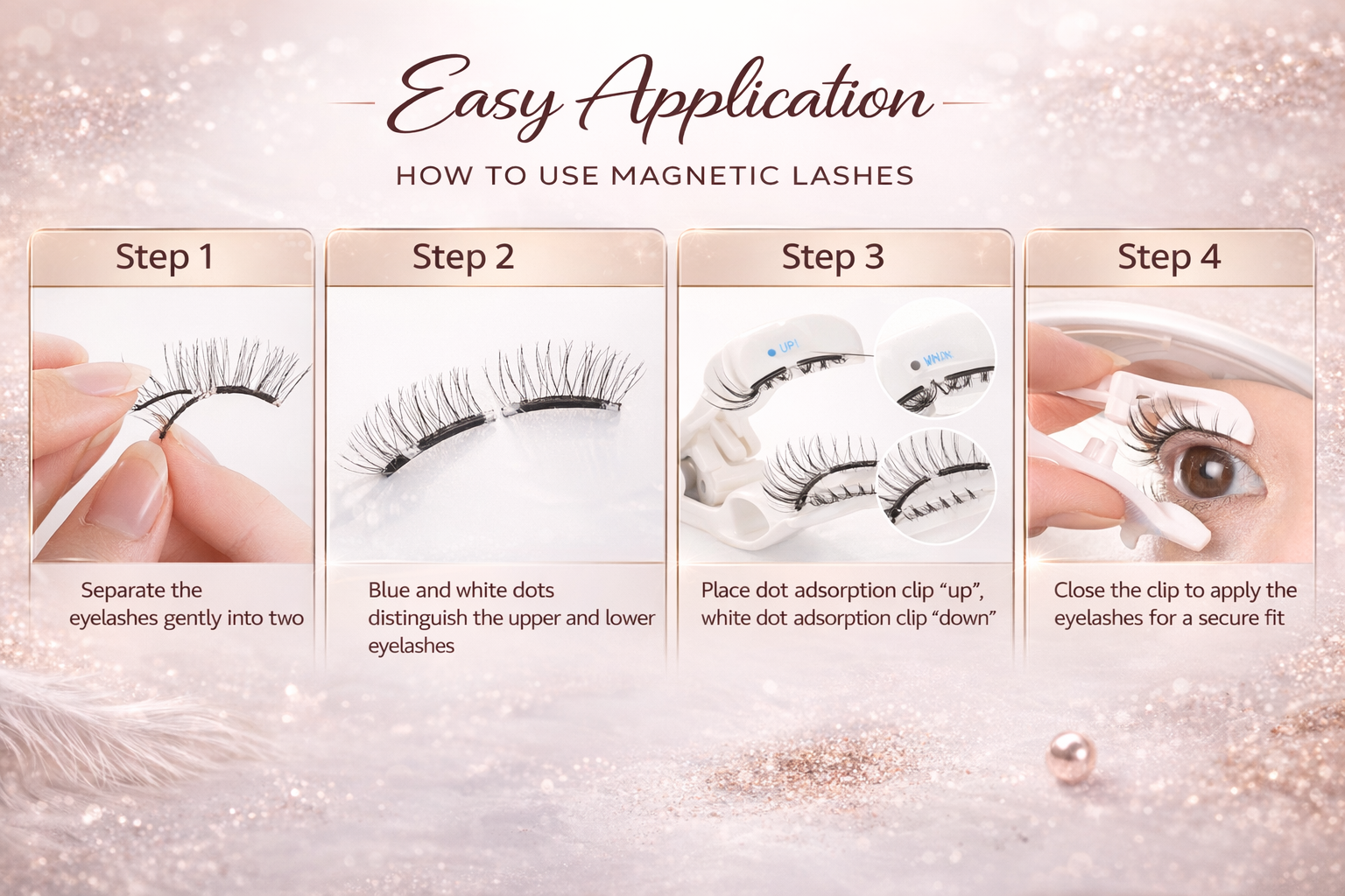 Magnetic False Eyelashes